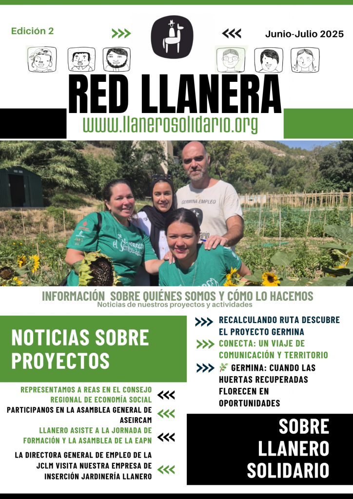 Portada Boletín informativo de Llanero Solidario del mes de junio y julio de 2025